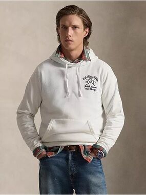 NWT Polo Ralph Lauren Men's Loopback Fleece Graphic Hoodie